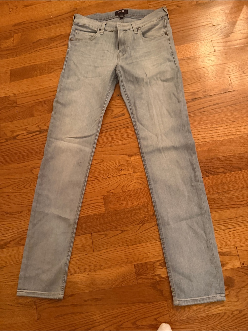 PAIGE Men’s Light Blue Skinny Jeans